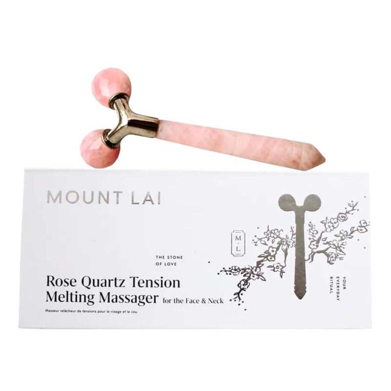 Mount Lai Jade Tension Melting Massager for Face and Neck | Neck and Face Jade Roller for Relieving Tensions