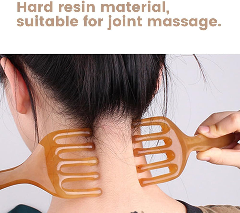 Lyslykke 2PCS Head Scalp Massager for Scalp Hair Massage Comb Resin Manual Massage Tool for Scalp Neck Lymph Relax