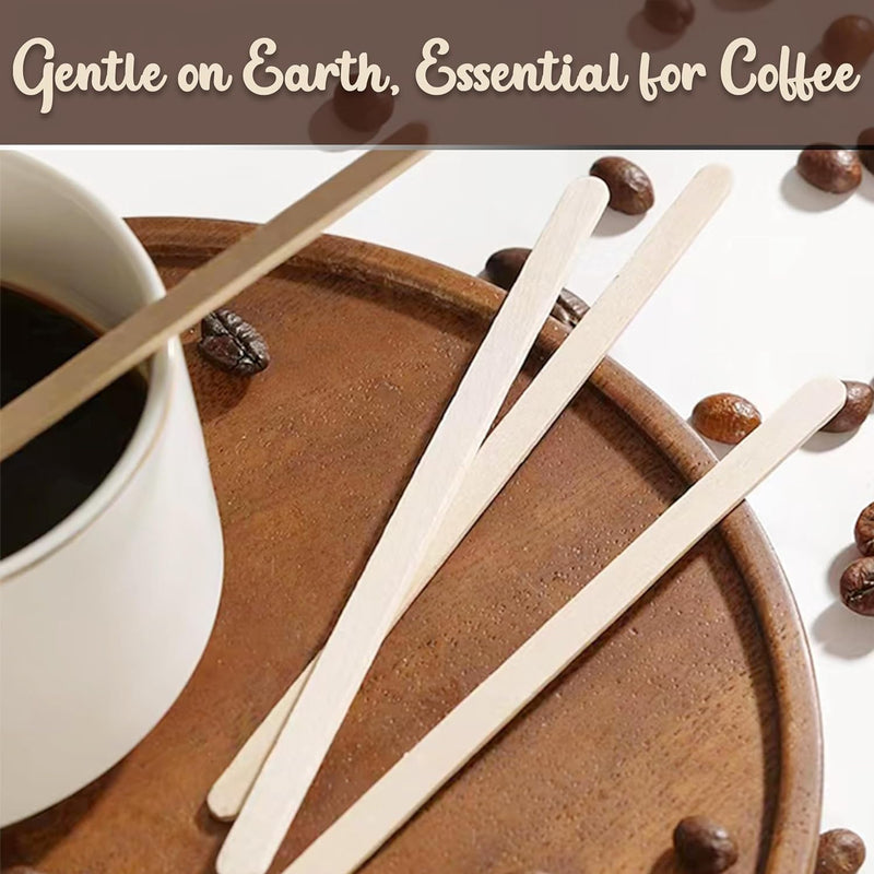 Perfect Stix Wooden Coffee Stirrer Stick, 7-1/2" Length (Pack of 1,000)