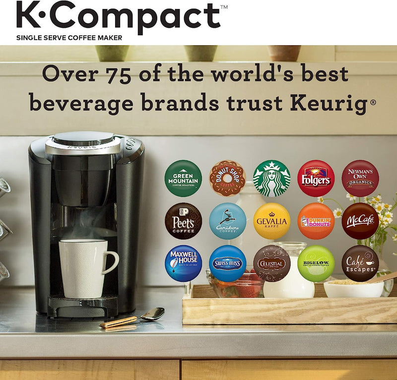 Keurig MAIN-85544 Compact Single-Serve K-Cup Pod Coffee Maker, Black, 2.3