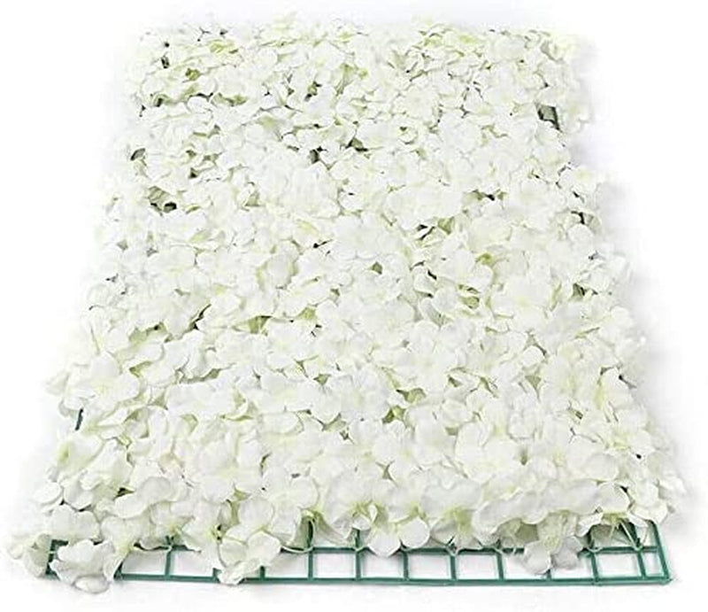LoyalHeartDY Flower Wall Panels - 20 PCS Artificial Hydrangea Decor for Home Wedding Party - 24 X 16 - Christmas Festival Photo Backdrop