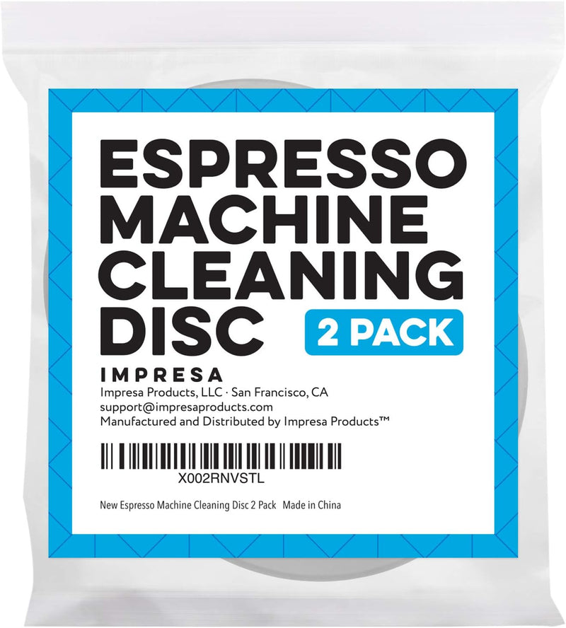 IMPRESA 2 Pack Espresso Cleaning Disc for Select Breville Espresso Machines - 54mm Backflush Disc for Espresso Makers Comparable to Breville Part BES870XL/11.2 Rubber Disks