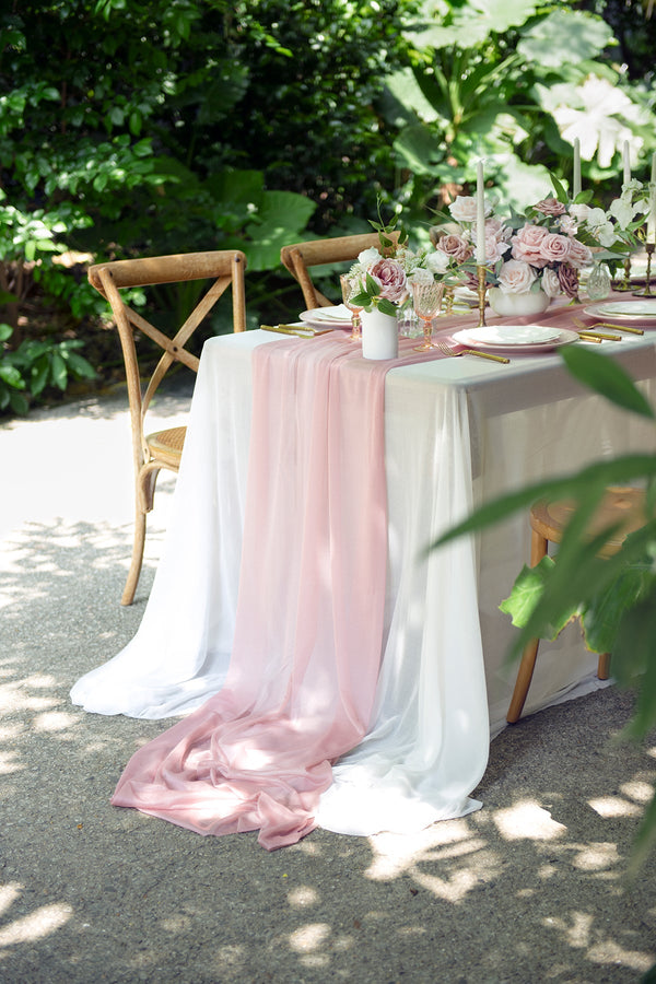Dusty Rose Table Linens