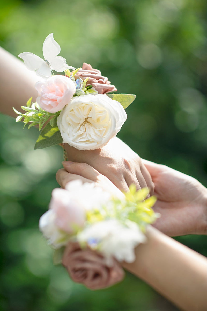 Dusty Rose  Cream DIY Wedding Flower Packages
