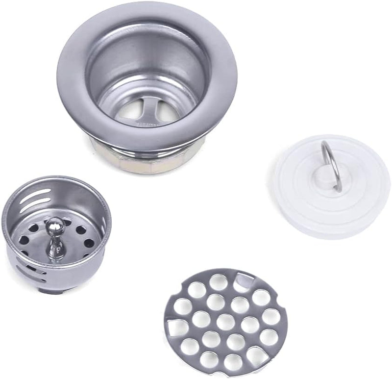 VARNAHOME Junior Duo Bar/Pre Sink Stainless Steel Strainer Assembly W/Basket Strainer