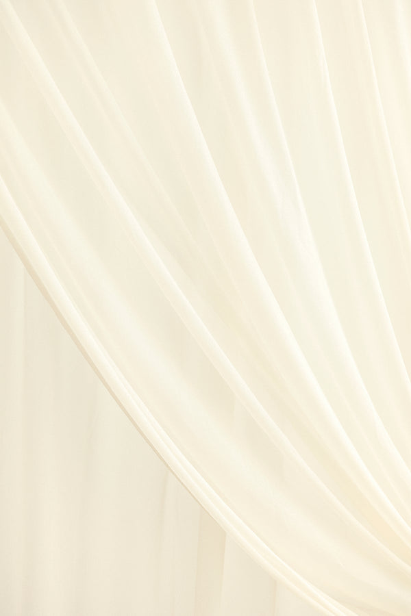 White  Beige Wedding Backdrops