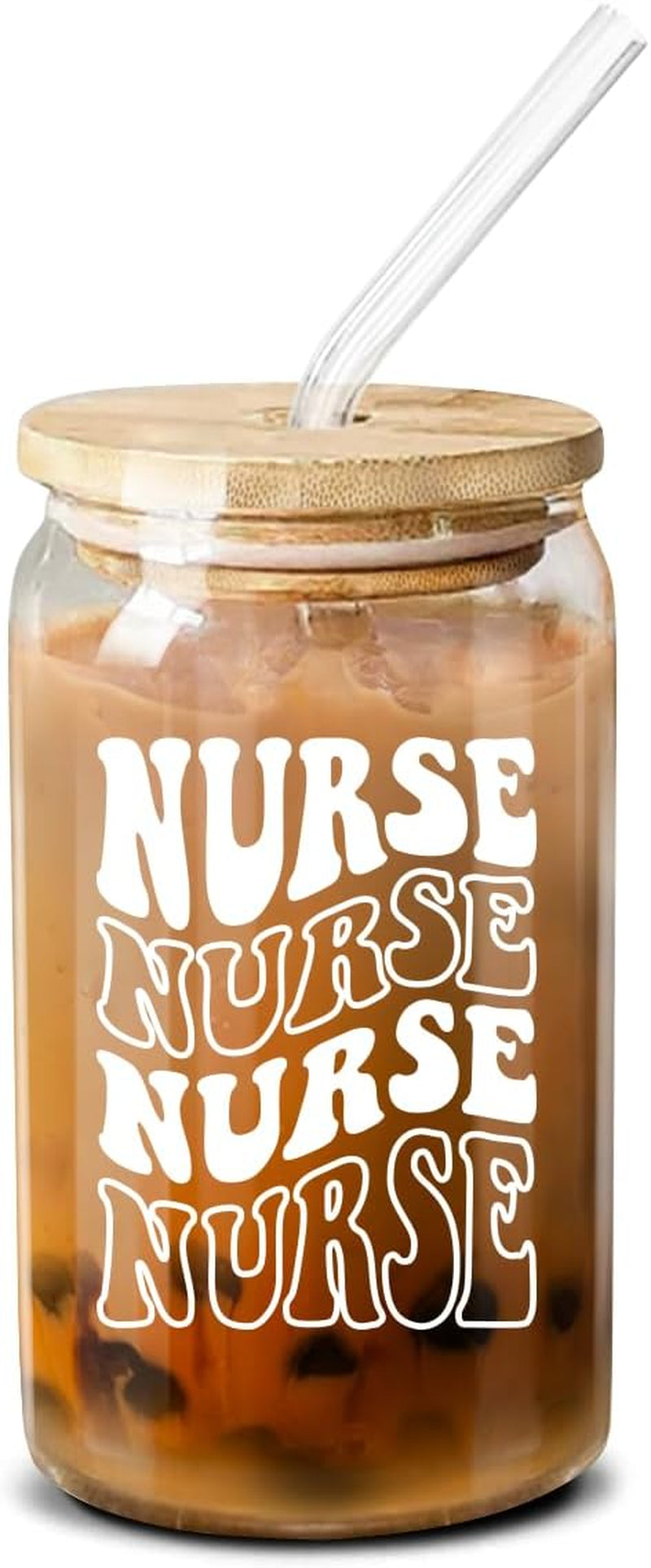 Christmas Gifts For Nurse - Nurse Gifts For Women - Nurse Appreciation Gifts For Nurses, Nursing Student, Nurse Practitioner, Registered Nurse - RN Gifts For Nurses Women - 16 Oz Coffee Glass