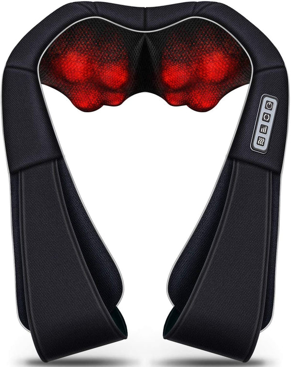 VIKTOR JURGEN Shiatsu Neck and Back Massager with Heat Deep Tissue Kneading Sports Recovery Massagers for Neck, Back, Shoulders, Foot, Relaxation Gifts for Him,Her,Women,Men