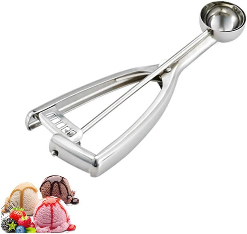 Saebye 2 teaspoon Cookie Scoop, 2 tsp Cookie Scoop for Baking, Melon Baller Scoop, 1.18 inch/ 30 MM Ball, 18/8 Stainless Steel Mini Ice Cream Scoop, Secondary Polishing