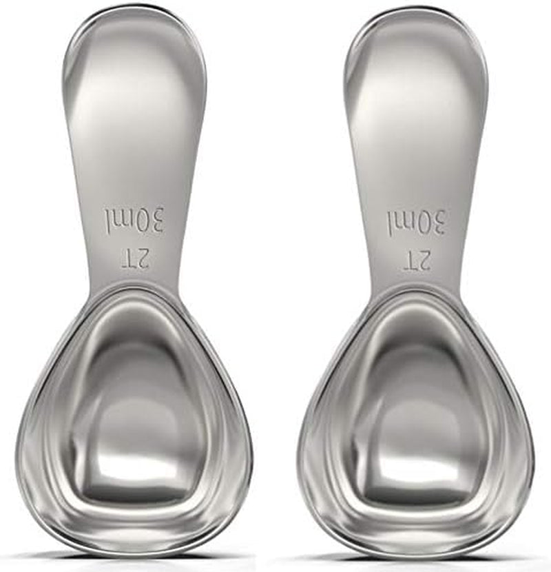 BALCI - Stainless Steel Coffee Scoop (2 Tablespoon Scoop) Exact Measuring Spoon for Coffee, Tea, Sugar, Flour and More! …