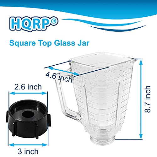 Glass Jar Set for Oster Blender with 125L Capacity