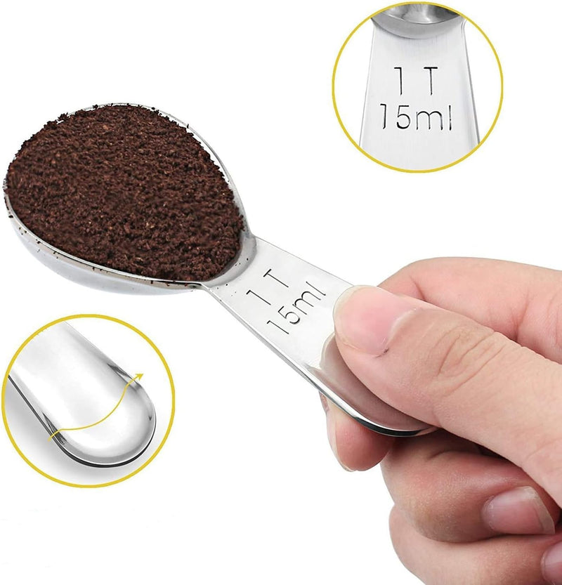 IZELOKAY 304 Coffee Scoop, Stainless Steel 1 Table Spoon 15ML