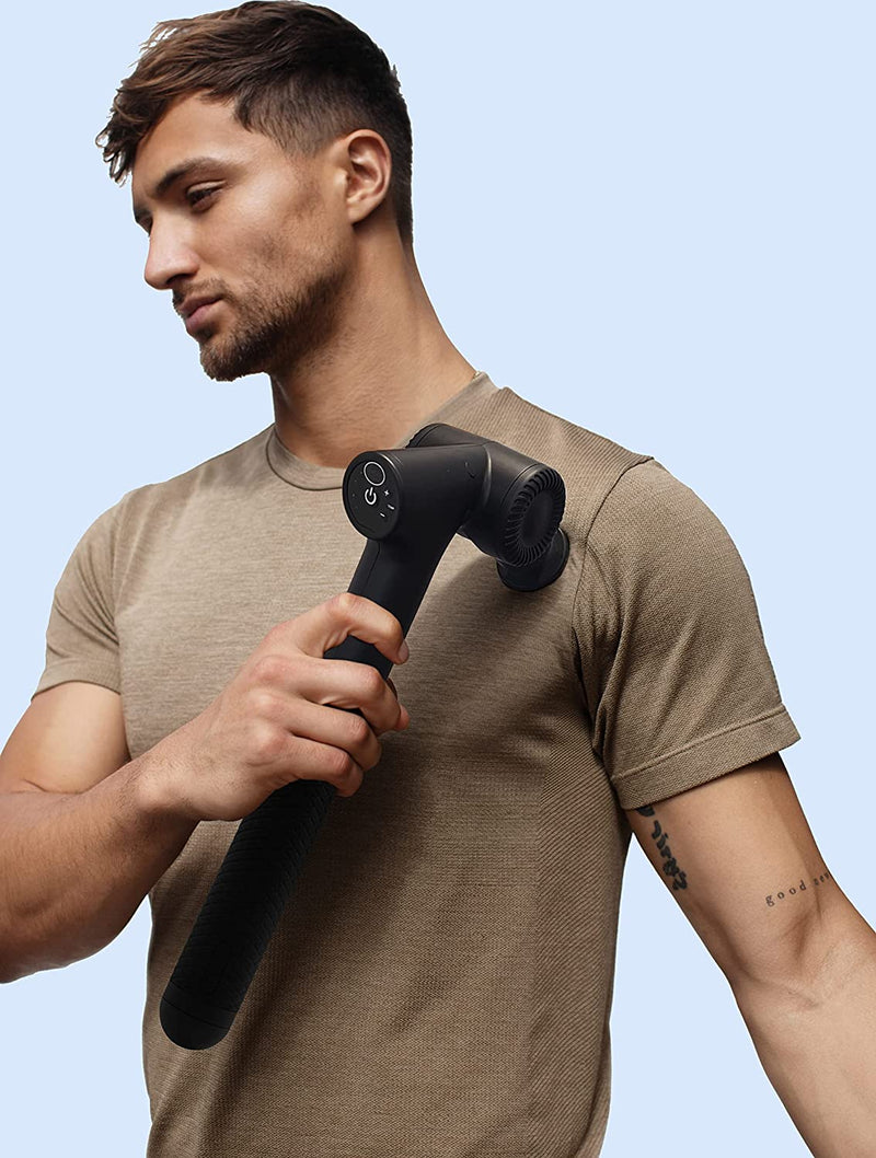 BONDIR R2 PRO+ Massage Gun - Articulating Deep Tissue Back Massager with Extension Handle and 7X Heads Including Heated Attachment