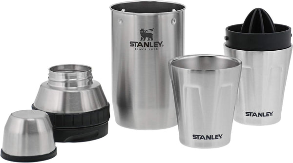 Stanley The Happy Hour Cocktail Shaker Set 20OZ - Stainless Steel Bartender Kit for Mixing Perfect Cocktails at Home or Parties