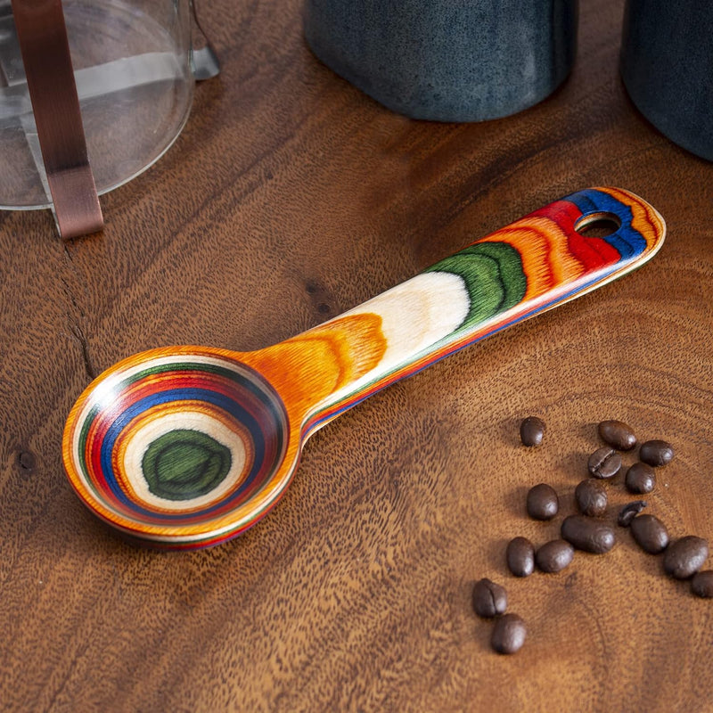 Baltique Marrakesh Collection Wooden Coffee Scoop for Ground Coffee