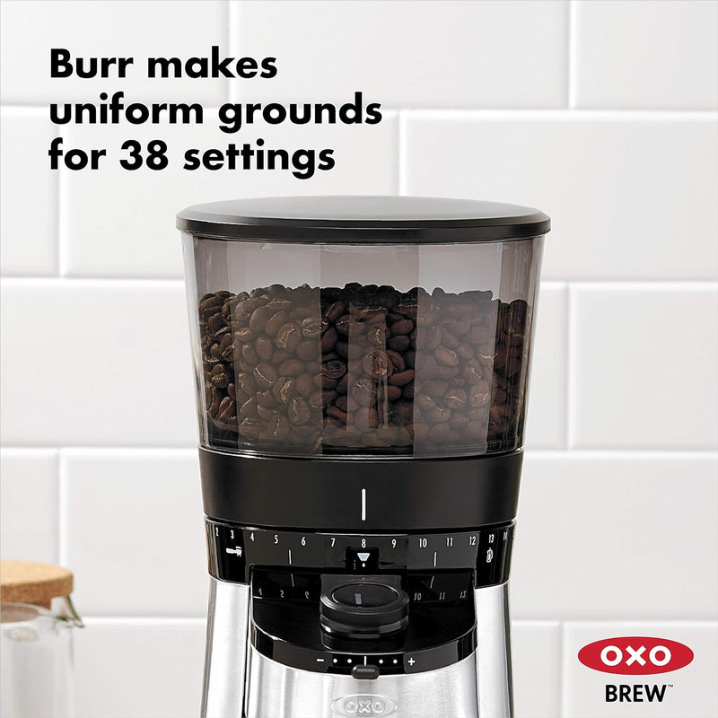 OXO Brew Conical Burr Coffee Grinder with Scale