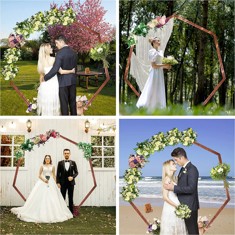 Wooden Wedding Arch - 72FT IndoorOutdoor Ceremony and Decoration