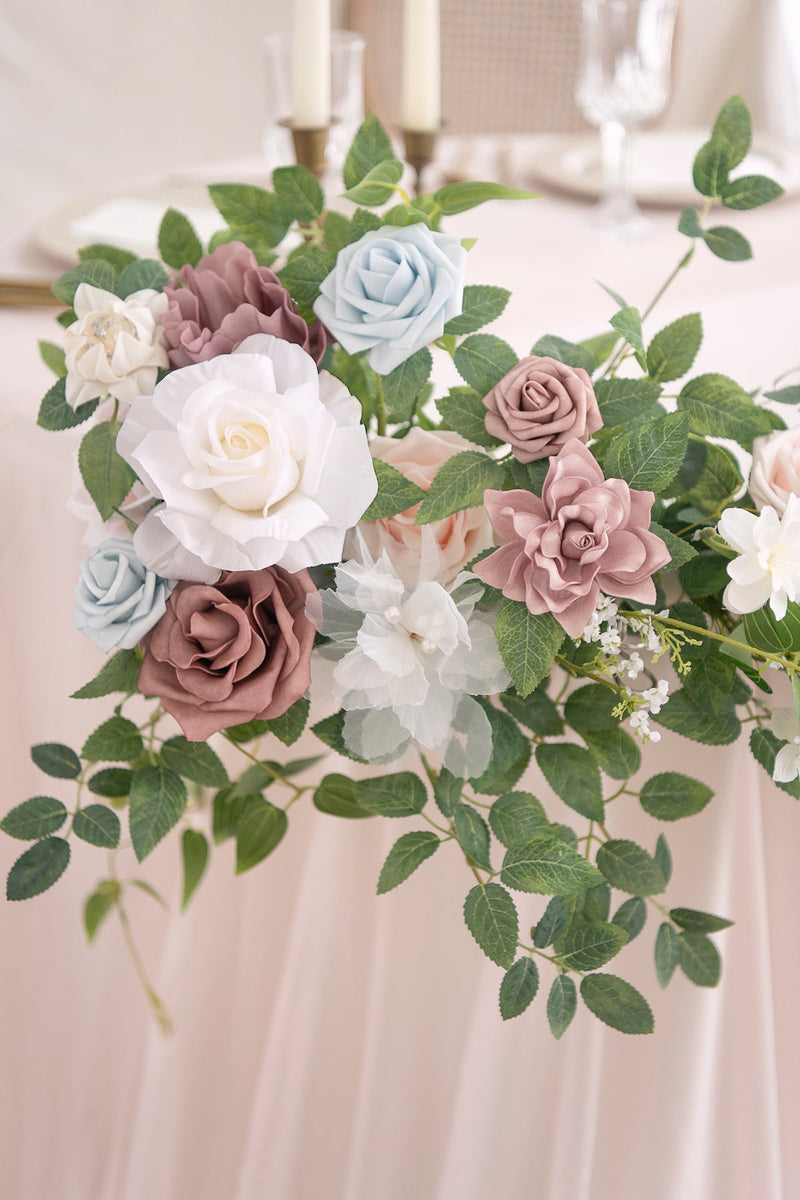 Head Table Floral Swags - English Pastel