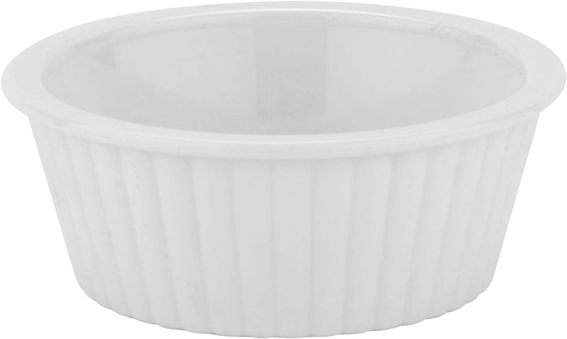 White 25 oz Ramekin - Break Resistant Pack of 12