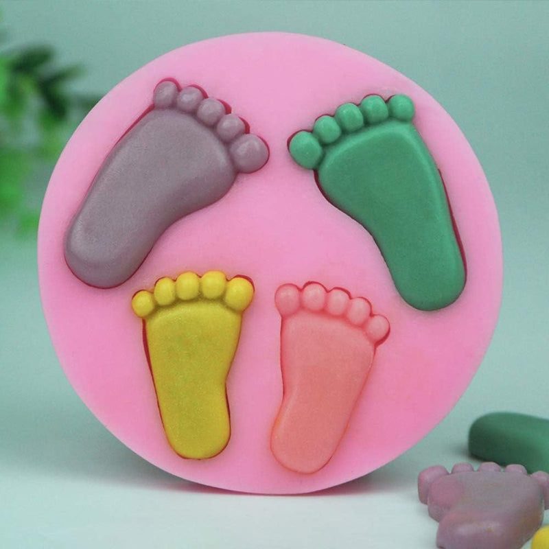 3D Silicone Number Mold with Stick Hole for Cake Decorating - Birthday Baking Fondant Chocolate - OBTANIM