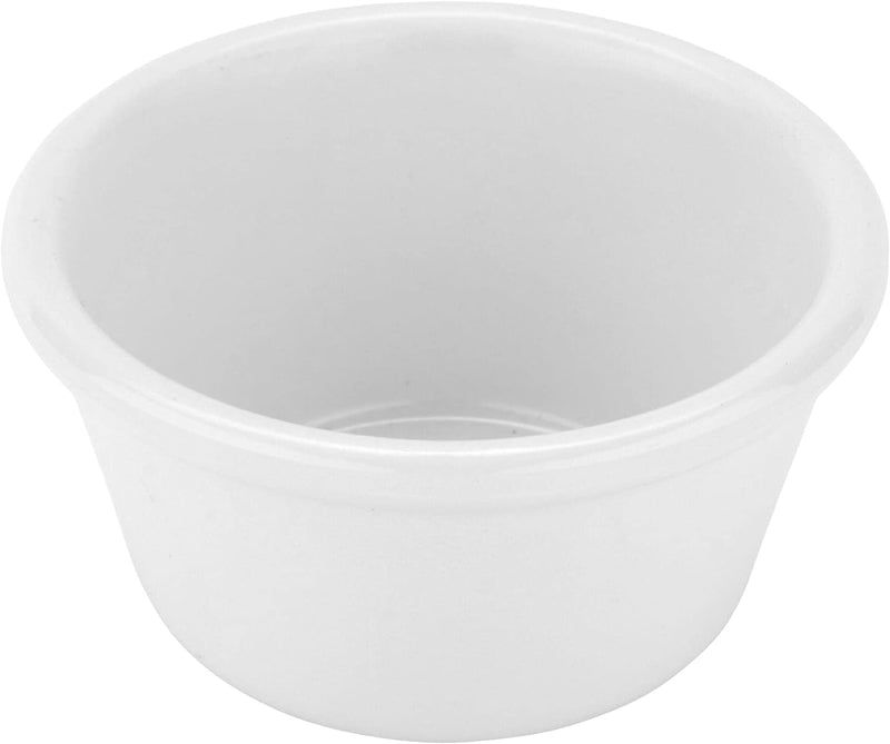 White 25 oz Ramekin - Break Resistant Pack of 12