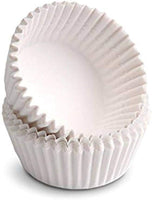 Happy Sales Giant Muffin Cups, White, Pack Of 100