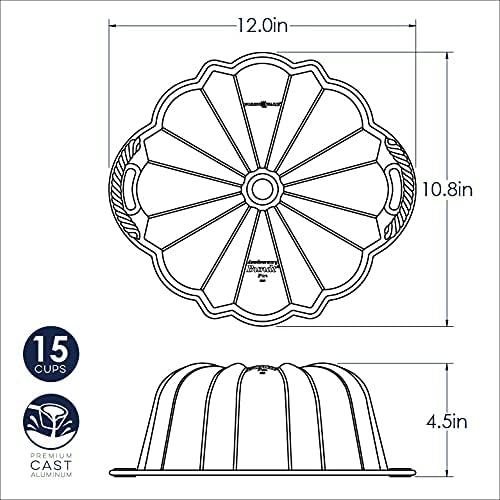 Anniversary Bundt Pan - Nordic Ware Platinum Collection