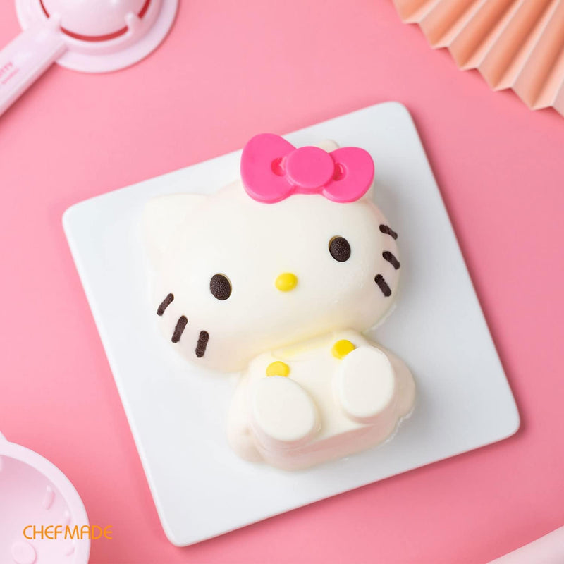 Hello Kitty Cake Pan - 4 Non-Stick Silicone Molds for Oven  Instant Pot Pink