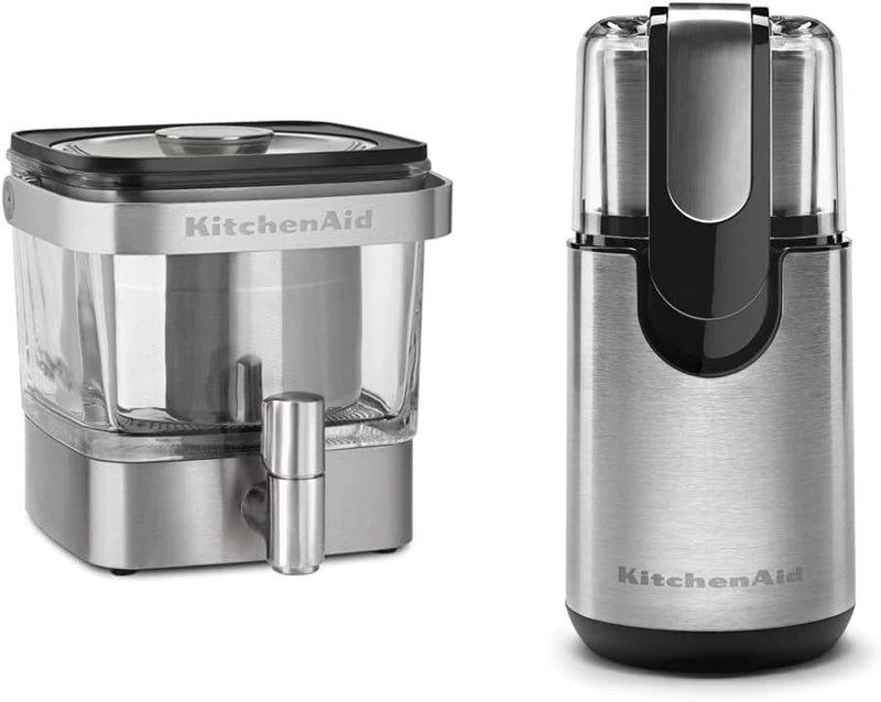 KitchenAid KCM4212SX Cold Brew Coffee Maker-Brushed Stainless Steel, 28 ounce