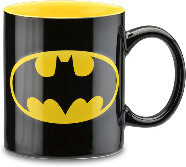 DC Batman Batman Single Serve Coffee Maker, 12 oz, Black/Yellow