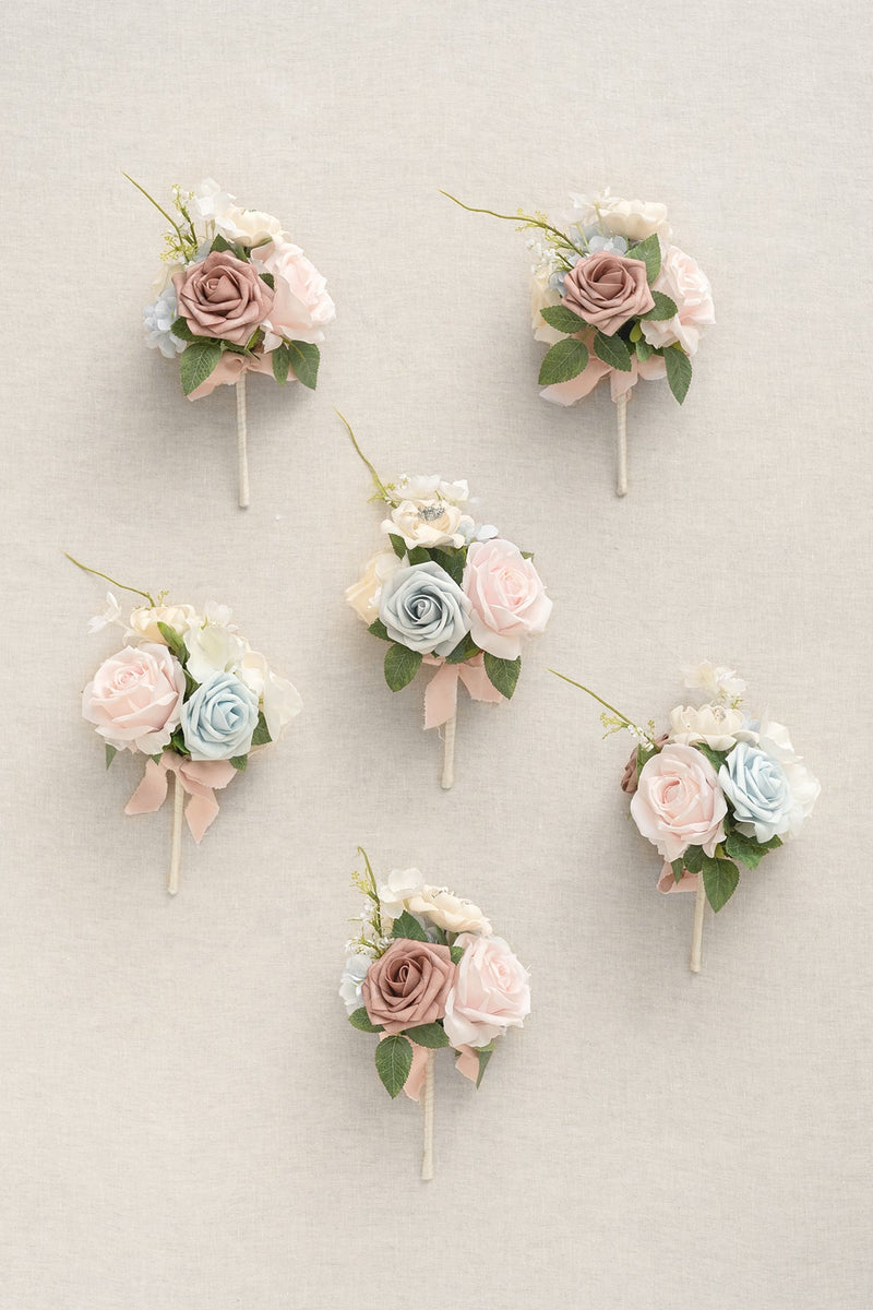 English Pastel Mini Flower Centerpiece Set - Clearance