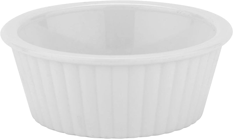 White 25 oz Ramekin - Break Resistant Pack of 12