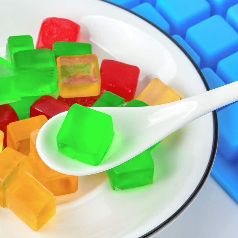 Silicone Gummy Bear Molds with Droppers - Nonstick Food Grade - Pack of 4 Mini Size