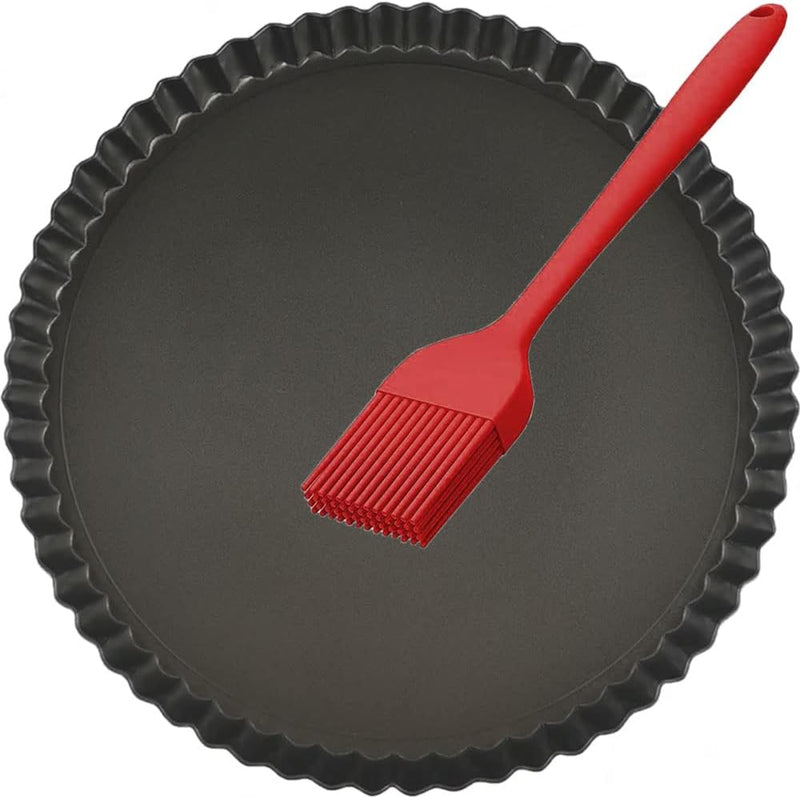 The product title is 8 Pack DATANYA 4 Inch Mini Tart Pans with Removable Bottom - Nonstick Quiche Pan for Dessert Baking