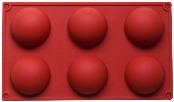 Chocolate Bomb Silicone Molds - Set of 2 6 Holes 25 Inches