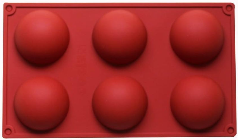 Chocolate Bomb Silicone Molds - Set of 2 6 Holes 25 Inches