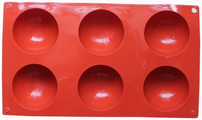 Chocolate Bomb Silicone Molds - Set of 2 6 Holes 25 Inches