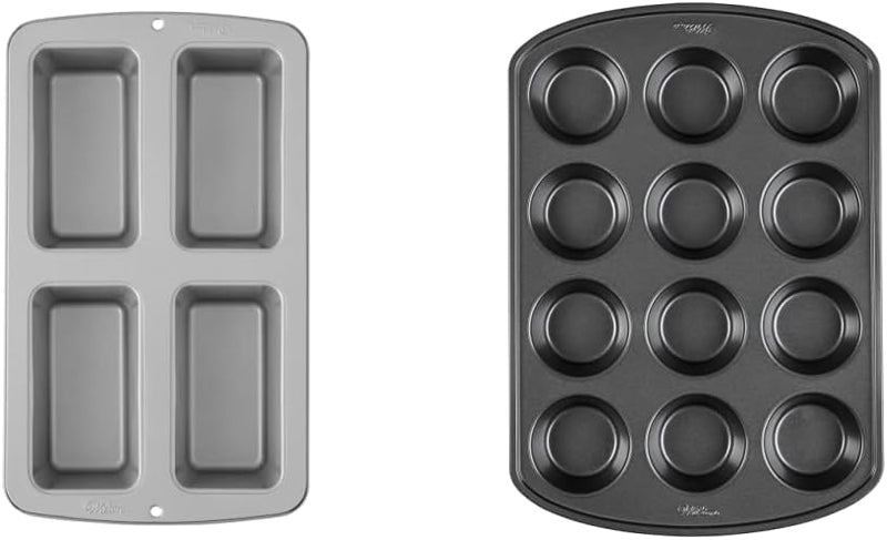 Wilton Mini Loaf Pan - Non-Stick 4-Cavity Steel