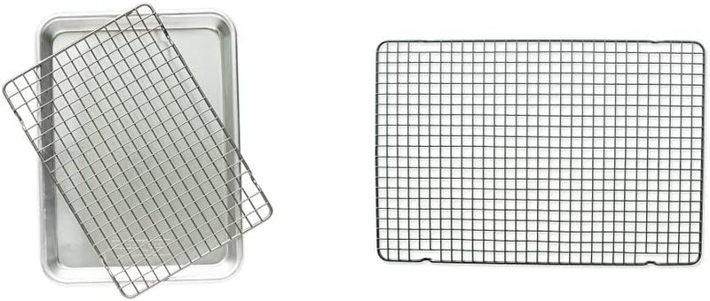 Nordic Ware Naturals Quarter Sheet Pan with Oven-Safe Nonstick Grid