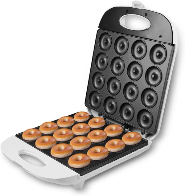 Mini Donut  Pancake Maker with Non-stick Surface - Makes 16 Doughnuts