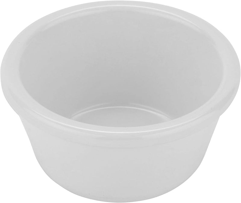 White 25 oz Ramekin - Break Resistant Pack of 12