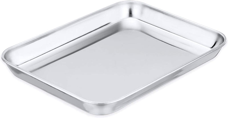 Stainless Steel Toaster Oven Tray Pan - 105x8x1 Dishwasher Safe