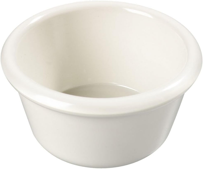 Winco 2-Ounce White Fluted Ramekin Set - 12-Pack