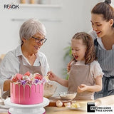 RFAQK 700PCs Cake Decorating Supplies Kit with Baking Supplies- Cake Decorating Tools with Springform Pans, Cake Leveler, Cake Turntable, Numbered Piping Tips, Icing Spatulas, Fondant Tools and More