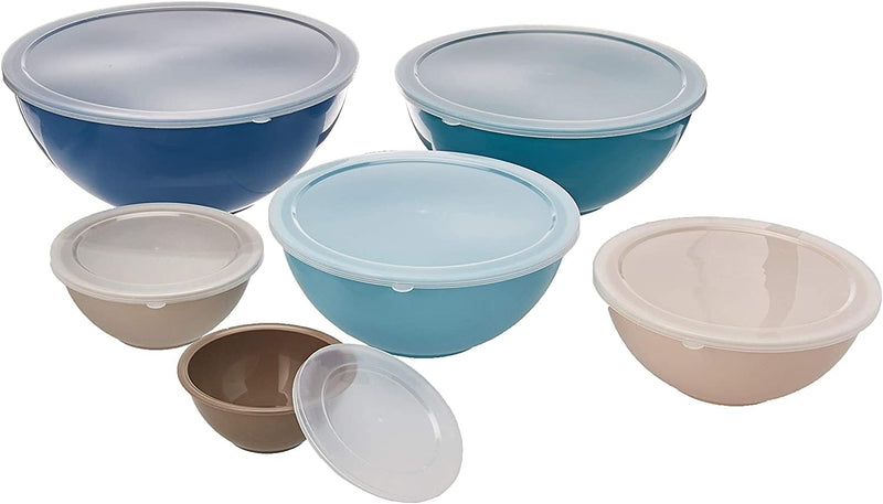 Return 12-Piece Nested Mixing Bowl Set with Lids - Dusty Rose