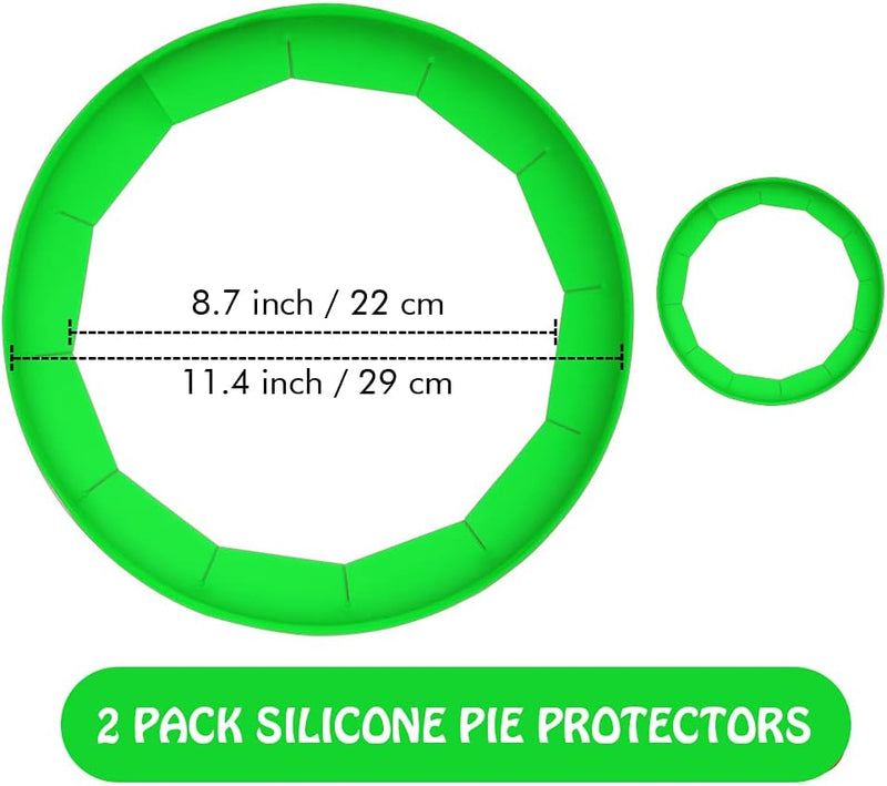 Adjustable Silicone Pie Crust Shield for 8-114 Inch Pies