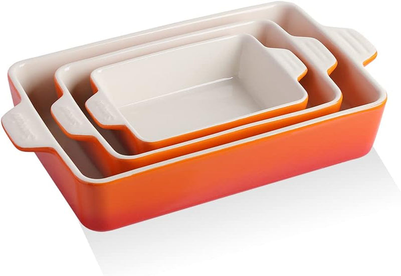 Sweejar Ceramic Bakeware Set - 118 x 78 x 275 Inches Red