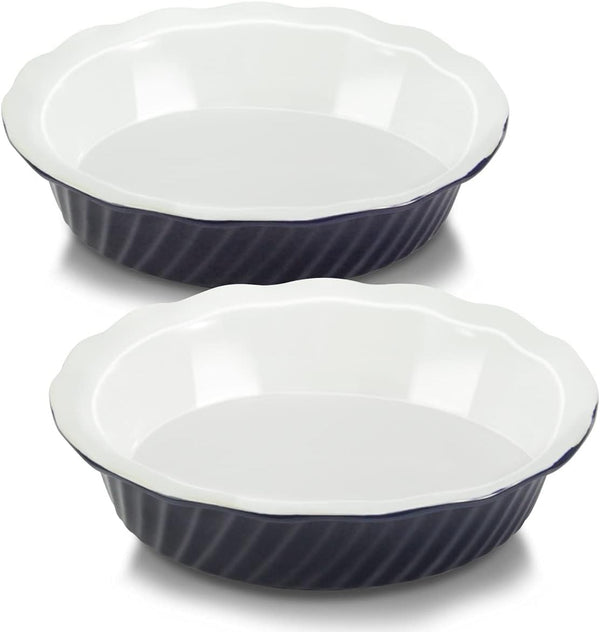 9 Ceramic Pie Pan Set - 2 Pack