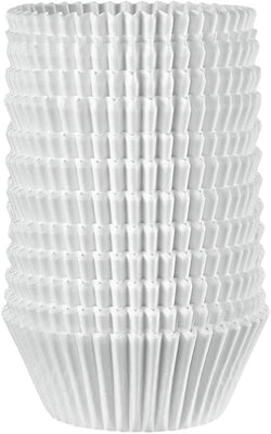 500 White Cupcake Liners Food Grade  Grease-Proof Standard Size Baking Cups