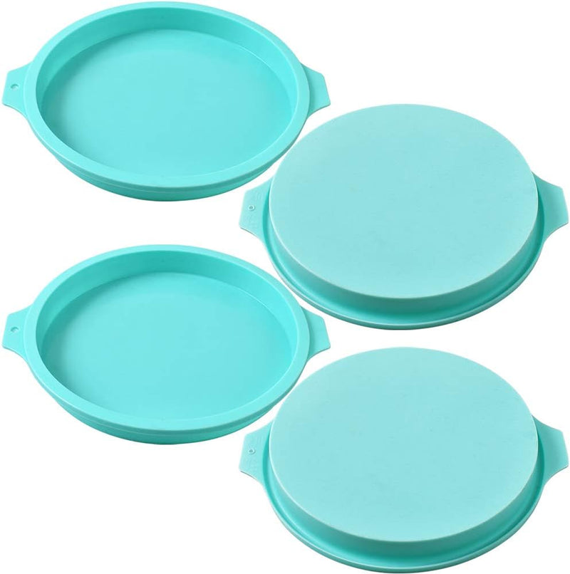 Silicone Cake Mold Set - 3 Pack for Layer Rainbow Resin Coasters